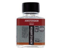 Lakk Amsterdam akrüül- ja õlivärvile satiin 75 ml